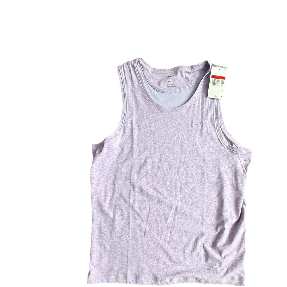 Nike Dri FIT Men's Lavender Purple Training Tank Top Large DV9833 NWT- MSRP: $55
